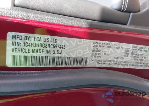 2024 Jeep Grand Cherokee Limited 4X4 из США, поврежденный, VIN 1C4RJHBG8RC697443